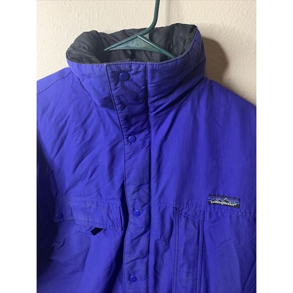 Patagonia Womens Fleece Lined Jacket Size Vintage 70s Full Zip - Medium - Purple - Picture 2 of 10